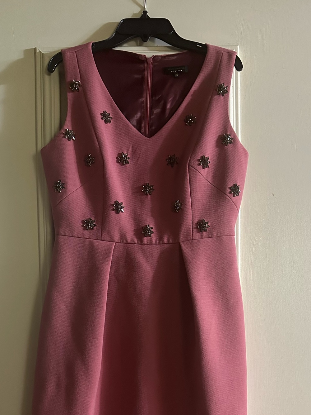 Adolfo Dominguez Rose Pink Sleeveless Fit-and-Flare Dress